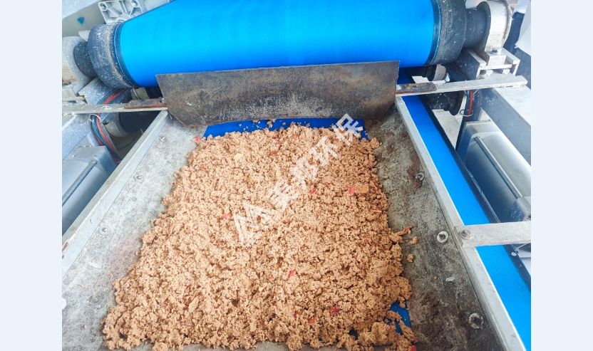 红薯渣用带式压榨机脱水处理