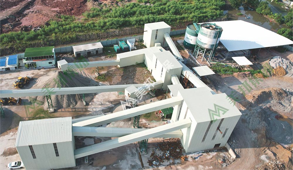 美邦集团盾构渣土泥浆处理工程现场